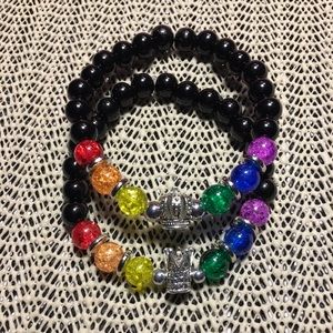 Pride Couples Bead Bracelets